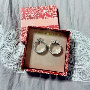 LUCKY BRAND HOOP EARINGS NWT